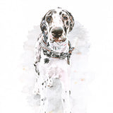 Great Dane Pet Watercolor Print