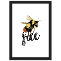 Bee Free Watercolor Print