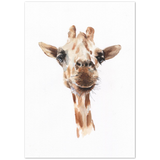 Giraffe Watercolor Print
