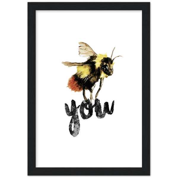 Bee You Watercolor Print