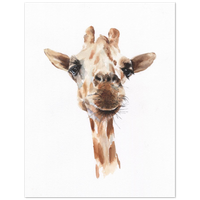 Giraffe Watercolor Print
