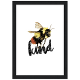 Bee Kind Watercolor Print