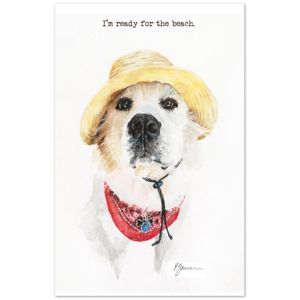 Dog Talk Pyrenees Pack of 10 cards