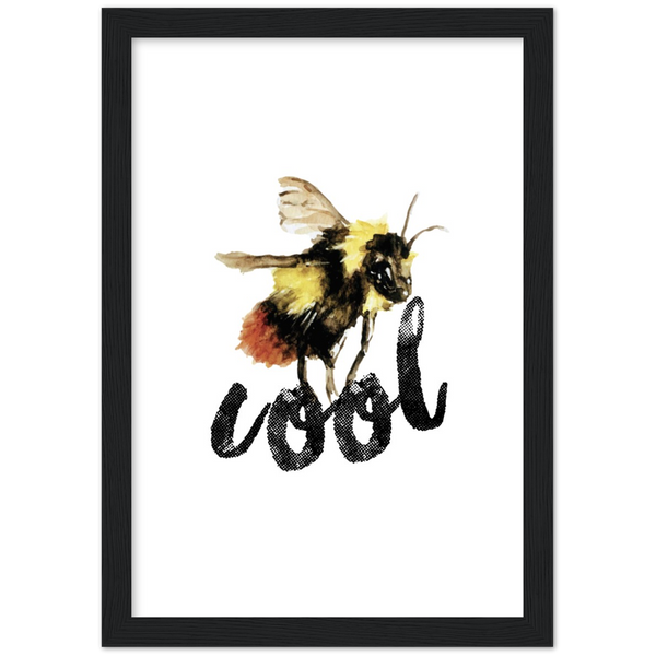 Bee Cool Watercolor Print
